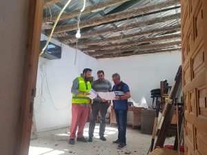 La obra del edificio municipal de Caracenilla avanza a buen ritmo