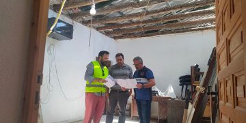 La obra del edificio municipal de Caracenilla avanza a buen ritmo