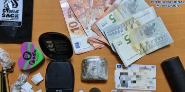 La Policía Nacional detiene en Guadalajara a dos hombres dedicados al menudeo de sustancias estupefacientes