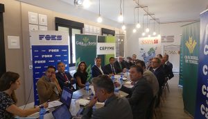 La Red SSPA se reúne en Soria con los presidentes de Globalcaja y las Cajas Rurales de Soria y Teruel para seguir avanzando en materia de despoblación