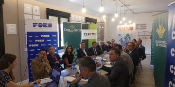 La Red SSPA se reúne en Soria con los presidentes de Globalcaja y las Cajas Rurales de Soria y Teruel para seguir avanzando en materia de despoblación