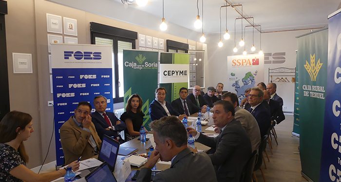 La Red SSPA se reúne en Soria con los presidentes de Globalcaja y las Cajas Rurales de Soria y Teruel para seguir avanzando en materia de despoblación