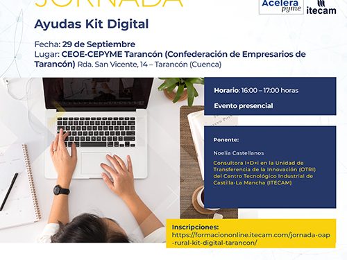 La sede de CEOE-Cepyme Tarancón acogerá una jornada de la oficina acelera pyme rural sobre las ayudas kit digital 1 La sede de CEOE-Cepyme Tarancón acogerá una jornada de la oficina acelera pyme rural sobre las ayudas kit digital