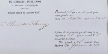 Las Escuelas de siglos pasados, documento del mes en el Archivo Histórico de Cuenca