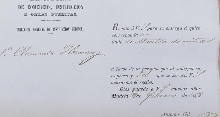 Las Escuelas de siglos pasados, documento del mes en el Archivo Histórico de Cuenca
