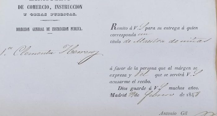 Las Escuelas de siglos pasados, documento del mes en el Archivo Histórico de Cuenca 1 Las Escuelas de siglos pasados, documento del mes en el Archivo Histórico de Cuenca