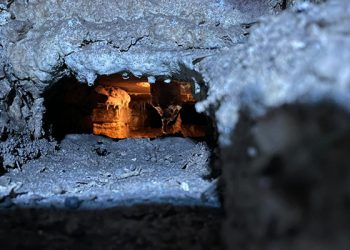 Las obras financiadas por la Diputación en Noheda sacan a la luz los sistemas de evacuación del agua y la calefacción