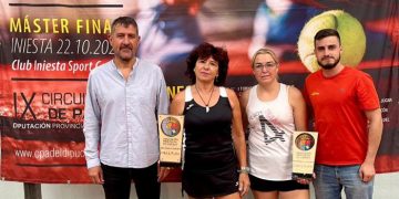 Mariano y Pablo y Conchi Suárez y Verónica Castillo se alzan con V Torneo Diputación Única Pádel