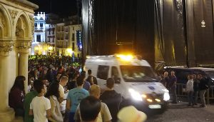 El primer día de San Mateo deja 15 atenciones por los servicios médicos varios desvanecimientos, una fractura, uno por beber demasiado...