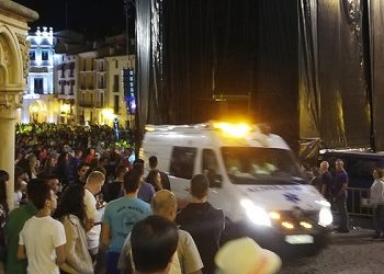 Cinco personas atendidas en la verbena de San Mateo y un traslado al Hospital Virgen de la Luz