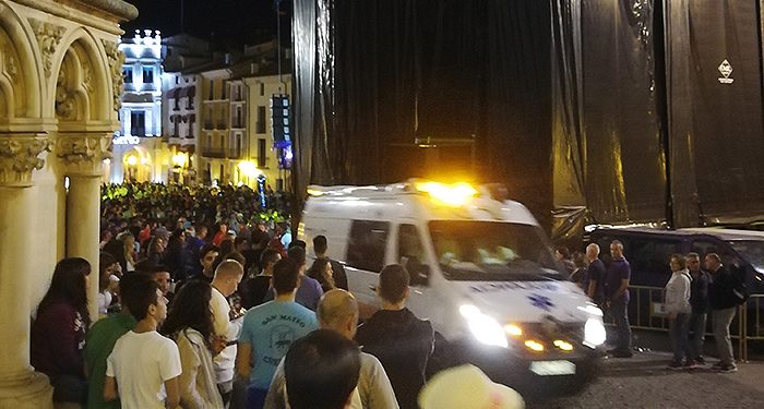 El primer día de San Mateo deja 15 atenciones por los servicios médicos varios desvanecimientos, una fractura, uno por beber demasiado...