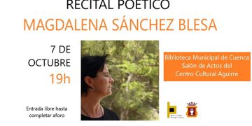 Recital de poemas de Magdalena Sánchez Blesa en la Biblioteca Municipal de Cuenca