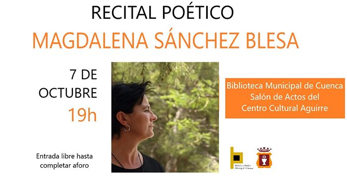 Recital de poemas de Magdalena Sánchez Blesa en la Biblioteca Municipal de Cuenca 1 Recital de poemas de Magdalena Sánchez Blesa en la Biblioteca Municipal de Cuenca