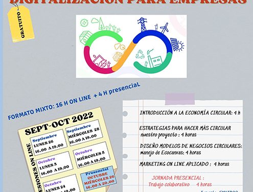 ADEL reedita el Curso sobre Economía Circular y Digitalización para empresas de la Sierra Norte 1 ADEL reedita el Curso sobre Economía Circular y Digitalización para empresas de la Sierra Norte
