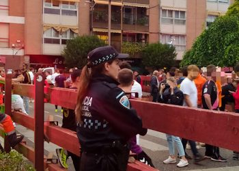 Un solo herido, por caída, en el segundo encierro de Guadalajara