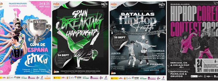 Un total de 550 deportistas compiten este fin de semana en los campeonatos de España de Baile Deportivo que se celebran en el Multiusos