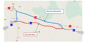 Afecciones al tráfico en la A-3 sentido Madrid entre Castillejo de Iniesta y Motilla del Palancar por obras de rehabilitación