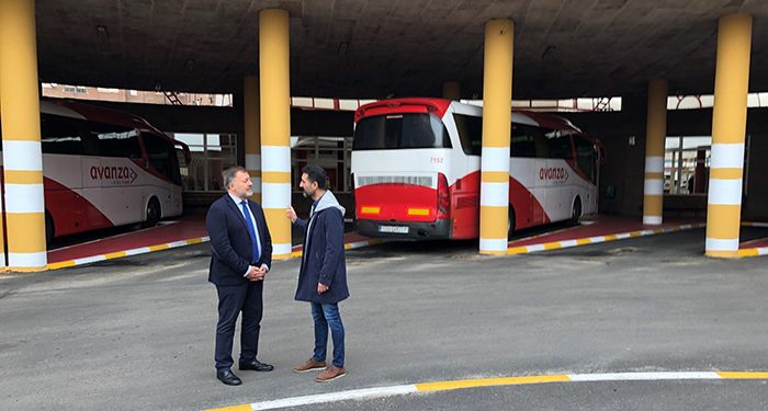 Concluyen las obras de mejora en las dársenas de la estación de autobuses de Cuenca 1 Concluyen las obras de mejora en las dársenas de la estación de autobuses de Cuenca