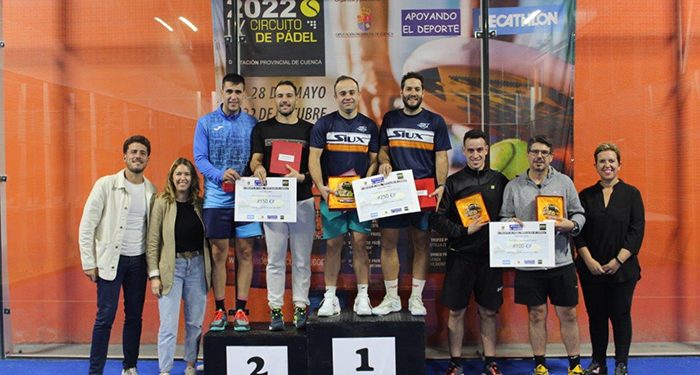 Daniel Molina, Gonzalo Rueda, Marta Gamero y Miriam Gamero se proclaman campeones del Máster Final del IX Circuito de Pádel de la Diputación de Cuenca