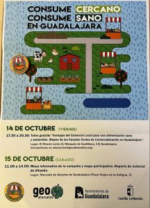 El Ayuntamiento de Guadalajara colabora con la campaña ‘Consume cercano, consume sano’, de promoción del comercio de proximidad