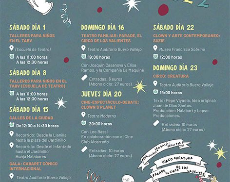 El III Festival Guadaclown llega con teatro, música, malabares, exposiciones, cine y los mejores payasos y montajes del momento