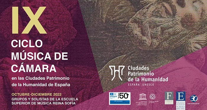 El IX Ciclo de Música de Cámara de Ciudades Patrimonio llega a Cuenca el sábado 19 de noviembre