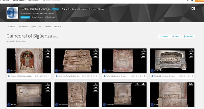 El modelo 3D de los padres del Doncel de Sigüenza entre el top 10 mundial