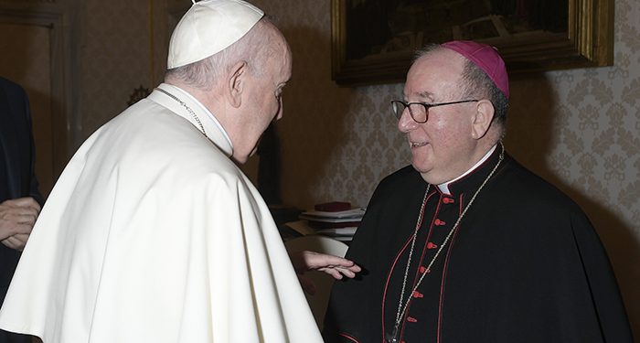 El Obispo de Cuenca, Monseñor José María Yanguas Sanz, pone su cargo a disposición del Papa Francisco