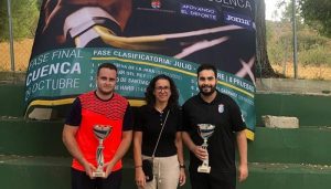 Elías López y David Campos se llevan la última prueba  de la Fase Clasificatoria del Circuito de Frontenis Diputación