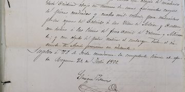 Enrique Zanón, vecino de Requena, sobre el acopio de maderas para conducirlas a Alcira y Cullera con destino al Ferrocarril de Valencia y Alicante