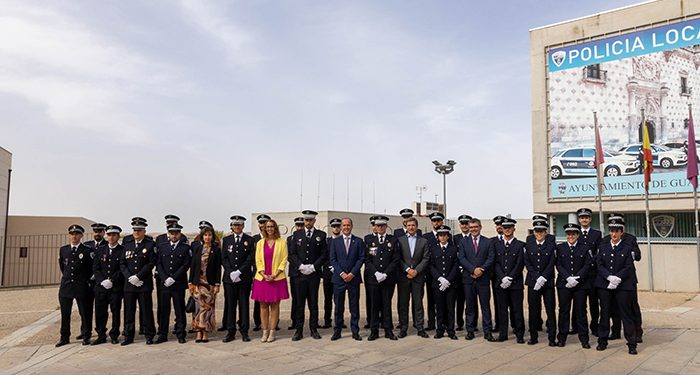 Entregados los diplomas al mérito policial y los emblemas de la Policía Local de Guadalajara