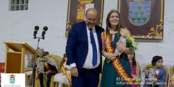 Jábaga. Coronación de Reina e imposición de Bandas en las fiestas de Santa Teresa