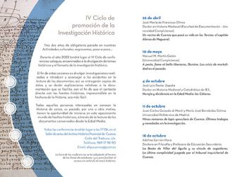 La beata de Villar del Águila y su círculo de seguidoras, próxima conferencia en el Archivo Histórico de Cuenca