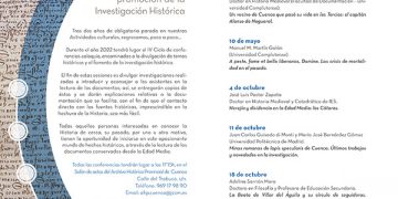 La beata de Villar del Águila y su círculo de seguidoras, próxima conferencia en el Archivo Histórico de Cuenca