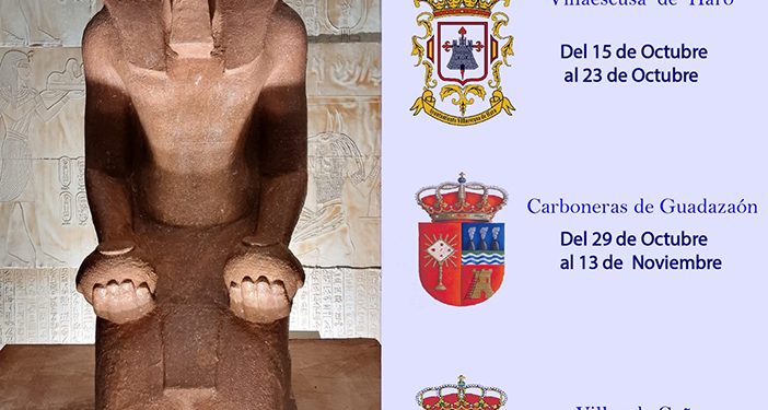 La exposición Egipto en tus manos llega a Villaescusa de Haro, Carboneras de Guadazaón y Villar de Cañas este otoño 1 La exposición Egipto en tus manos llega a Villaescusa de Haro, Carboneras de Guadazaón y Villar de Cañas este otoño