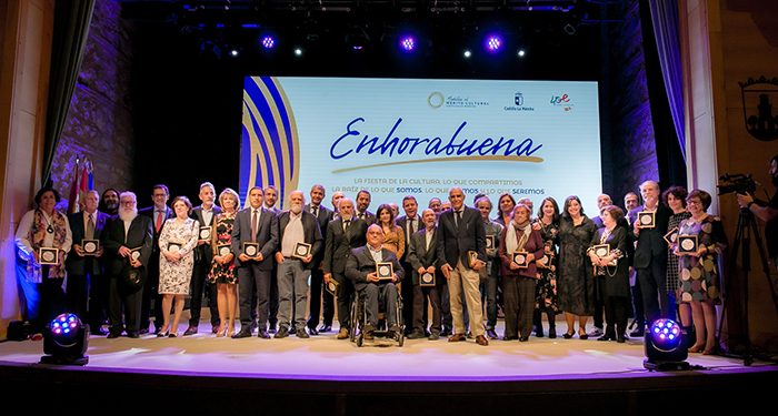 La Fundación Antonio Pérez, Ultramarinos de Lucas, Pep Bruno... Todos los premiados en el acto de entrega de las Medallas al Mérito Cultural de Castilla-La Mancha