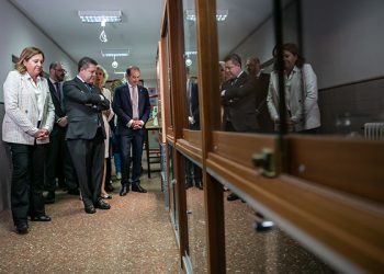 La Junta destaca las mejoras en el IES ‘Brianda de Mendoza’, el único instituto de Guadalajara en el que se pueden estudiar los cinco bachilleratos