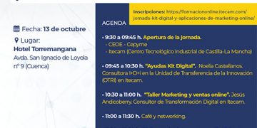 La OAP Itecam celebrará una jornada para mejorar las oportunidades de la pyme en la era digital en colaboración con CEOE-Cepyme Cuenca