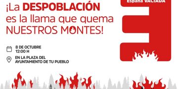 La Revuelta de la España Vaciada se moviliza este sábado para reclamar otro modelo de gestión forestal y evitar los incendios