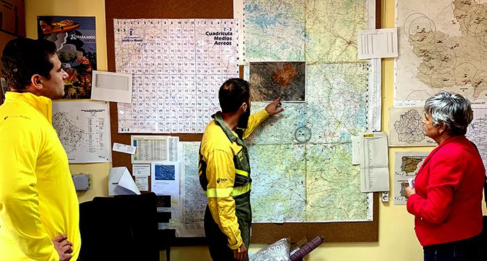 La subdelegada del Gobierno en Cuenca visita la BRIF de Prado de los Esquiladores coincidiendo con el fin de la Campaña de Extinción de Incendios