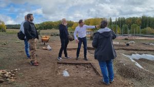 Las obras de Noheda siguen avanzando a buen ritmo y superan el 65 por ciento de ejecución con una inversión de un millón de euros