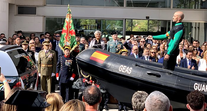 Mª Luz Fernández destaca la vocación de servicio público de la Guardia Civil en el acto institucional por la Patrona
