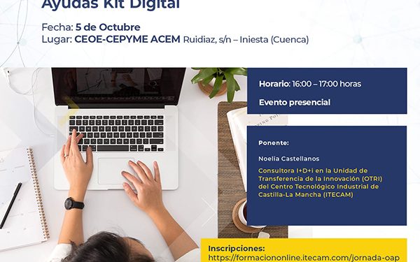 Nueva jornada de la Oficina Acelera Pyme Rural sobre las ayudas kit digital en Iniesta