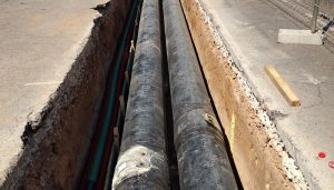 obras para la instalacion y conexion de la red de calor de guadalajara obligaran a circular con precaucion en el entorno de la plaza de santo domingo