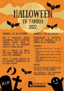Orange Ilustrated Halloween Party Poster - 1