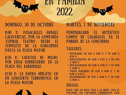 Orange Ilustrated Halloween Party Poster - 1