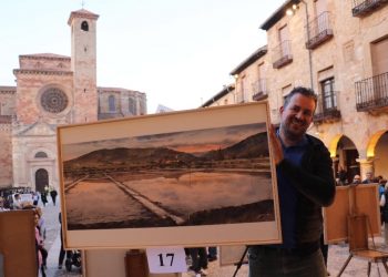 Pablo Rubén López gana la XX Edición del Concurso de Pintura Rápida de Sigüenza