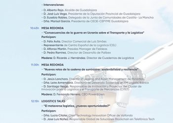 Sostenibilidad, innovación y crisis internacional, en el foco del III Foro ‘Logistics Spain’ Guadalajara