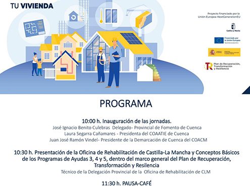 ¿Conoces las nuevas oportunidades que ofrecen las recientes ayudas a la rehabilitación de edificios? Te lo explican en Cuenca 1 ¿Conoces las nuevas oportunidades que ofrecen las recientes ayudas a la rehabilitación de edificios Te lo explican en Cuenca