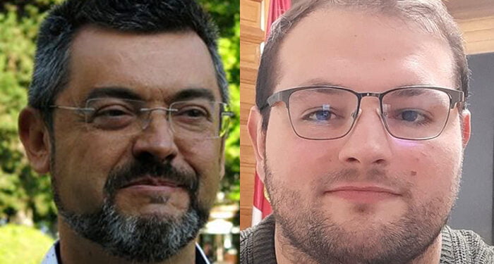 Alcaldes de los municipios de Víllora y Arguisuelas, José Ramón Ubiedo y Daniel García